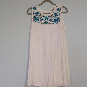 PLUS SIZE White Mini Dress